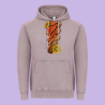 Sport Basketball Lightning Bolt Vintage Hoodie Designed By Texasbilliewilder