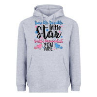 Heather Grey twinkle twinkle little star Heavyweight Hoodie - MaliasSmallBusiness