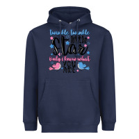 Navy twinkle twinkle little star Heavyweight Hoodie - MaliasSmallBusiness