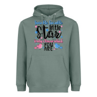 Sage twinkle twinkle little star Heavyweight Hoodie - MaliasSmallBusiness
