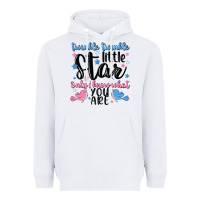 White twinkle twinkle little star Heavyweight Hoodie - MaliasSmallBusiness