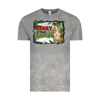 Cloud Rock merry and bright shiba inu Vintage Tee - RanaPortraitStore