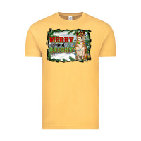 Merry And Bright Shiba Inu Vintage Tee | Teevron