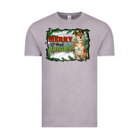 Vintage Zinc merry and bright shiba inu Vintage Tee - RanaPortraitStore
