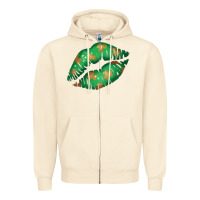 Sandshell St. Patrick's Day Lip Zipper Hoodie - Jasminsmagicworld