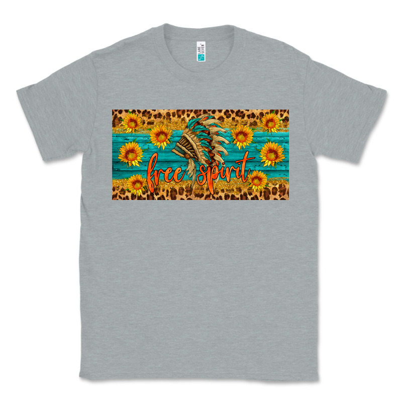 Free Spirit License Plate Classic Tee by HRA Design Shop | Teevron