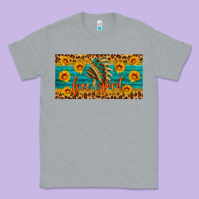 Free Spirit License Plate Classic Tee Designed By Hra Design Shop