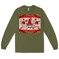 Army Green baseball gnome Long Sleeve Tee - HRA Design Shop