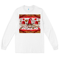 White baseball gnome Long Sleeve Tee - HRA Design Shop