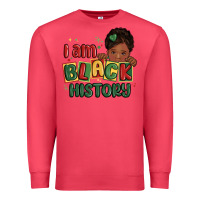 Cardinal i am black history black girl Premium Sweatshirt - MaliasSmallBusiness