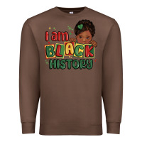 Chestnut i am black history black girl Premium Sweatshirt - MaliasSmallBusiness