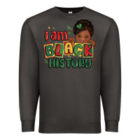 Smoke i am black history black girl Premium Sweatshirt - MaliasSmallBusiness