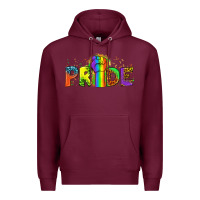 Burgundy Western Pride Premium Hoodie - BundleAndBundleShop