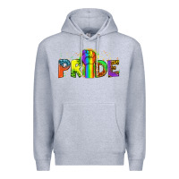Heather Grey Western Pride Premium Hoodie - BundleAndBundleShop