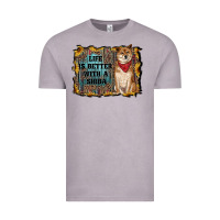 Vintage Zinc life is better with a shiba Vintage Tee - RanaPortraitStore