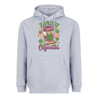 Heather Grey highly caffeinated Heavyweight Hoodie - MaliasSmallBusiness