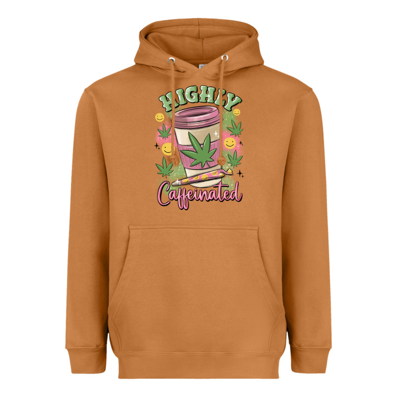 Highly Caffeinated Heavyweight Hoodie by MaliasSmallBusiness | Teevron