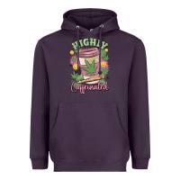 Plum highly caffeinated Heavyweight Hoodie - MaliasSmallBusiness
