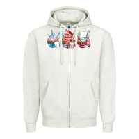 Oatmeal Heather dental cupcakes Zipper Hoodie - AdoDesignShop
