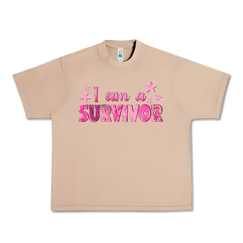 I Am A Survivor Breast Cancer Urban Heavy Tee by texasbilliewilder | Teevron