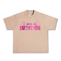 Burro I Am a Survivor Breast Cancer Urban Heavy Tee - texasbilliewilder