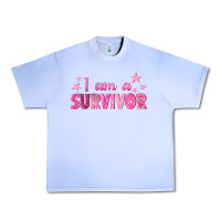 Grape Ice I Am a Survivor Breast Cancer Urban Heavy Tee - texasbilliewilder
