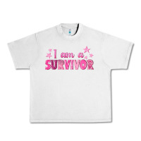 Lunar Rock I Am a Survivor Breast Cancer Urban Heavy Tee - texasbilliewilder