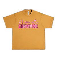 Peanut Butter I Am a Survivor Breast Cancer Urban Heavy Tee - texasbilliewilder