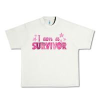 Pistachio I Am a Survivor Breast Cancer Urban Heavy Tee - texasbilliewilder