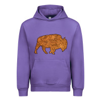 Tulip Western Vintage Bison Silhouette Urban Hoodie - Bettercallsaul
