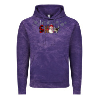 Cloud Purple Christmas let it snow Vintage Hoodie - JahusDesignShop