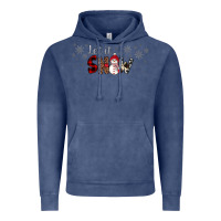 Vintage Denim Christmas let it snow Vintage Hoodie - JahusDesignShop