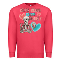 Cardinal kinda broke kinda bougie Premium Sweatshirt - MaliasSmallBusiness