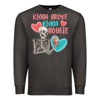 Smoke kinda broke kinda bougie Premium Sweatshirt - MaliasSmallBusiness
