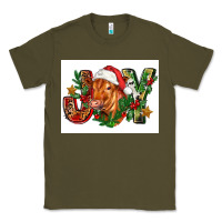 Army Green christmas heifer joy Classic Tee - FaDigitalArtStudio