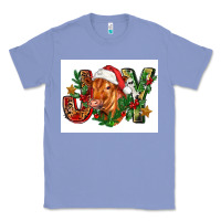 Colony Blue christmas heifer joy Classic Tee - FaDigitalArtStudio