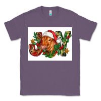 Lavender christmas heifer joy Classic Tee - FaDigitalArtStudio