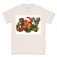 Natural christmas heifer joy Classic Tee - FaDigitalArtStudio
