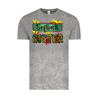 Cloud Rock softball sister with leopard Vintage Tee - Zillion Design Studio