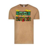 Vintage Camel softball sister with leopard Vintage Tee - Zillion Design Studio