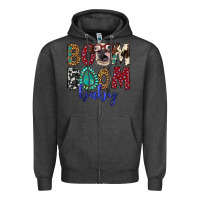 Charcoal Heather boom boom baby Zipper Hoodie - Artiststas
