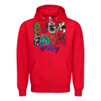 Red boom boom baby Zipper Hoodie - Artiststas