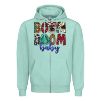 Seafoam boom boom baby Zipper Hoodie - Artiststas