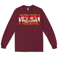 Burgundy baseball gnome license plate Long Sleeve Tee - HRA Design Shop