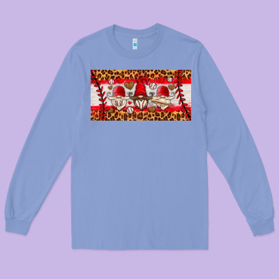 Baseball Gnome License Plate Long Sleeve Tee Designed By Hra Design Shop
