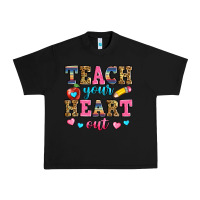 Black teach your heart out Urban Heavy Tee - Zillion Design Studio