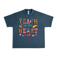 Midnight Navy teach your heart out Urban Heavy Tee - Zillion Design Studio