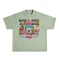 Oil Green teach your heart out Urban Heavy Tee - Zillion Design Studio