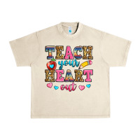 Sandshell teach your heart out Urban Heavy Tee - Zillion Design Studio