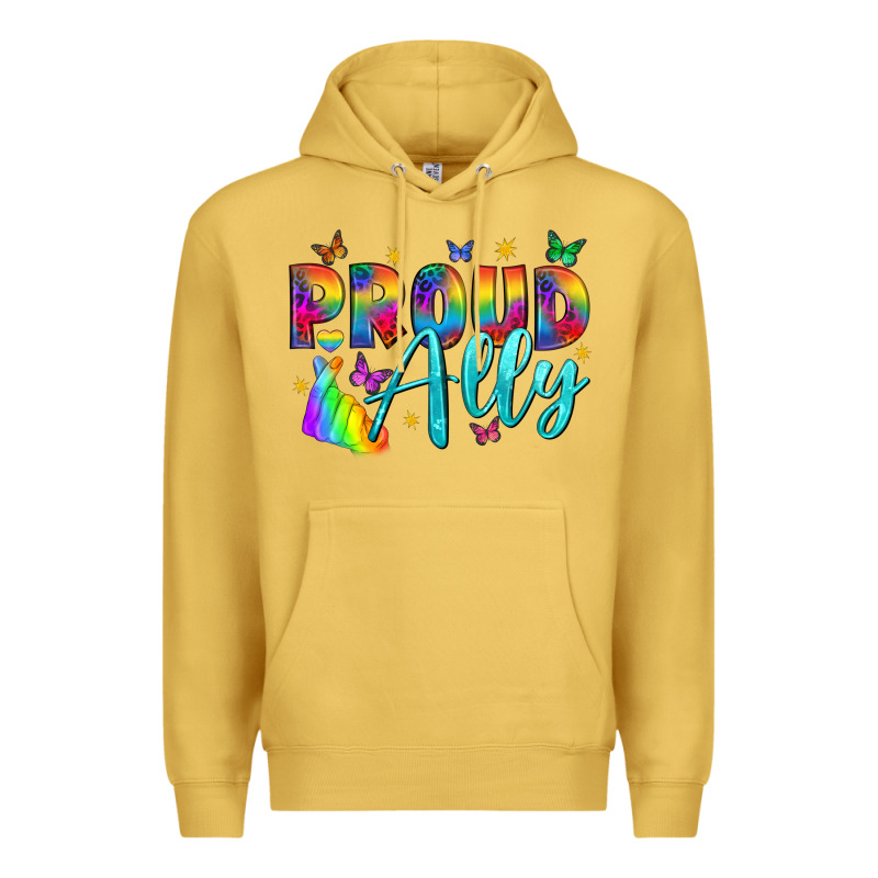 Western Proud Ally Premium Hoodie by BundleAndBundleShop | Teevron